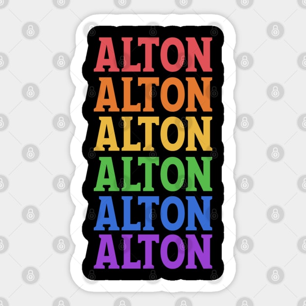 ALTON HISTORICAL CITY Sticker by OlkiaArt